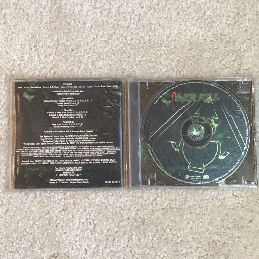 Set of 2 Overkill CDs, 1999-2000 - Picture 5 of 6
